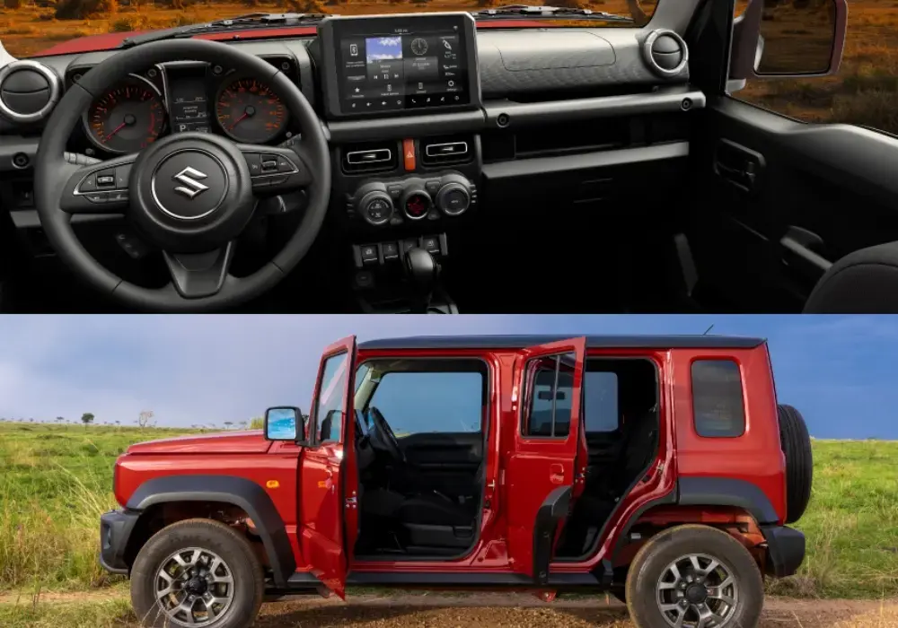 Interior camioneta Suzuki Jimny 5 Puertas